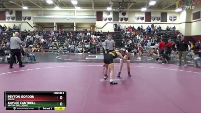 JV-6 lbs Round 3 - Peyton Gordon, Solon vs Kaylee Cantrell, Vinton-Shellsburg