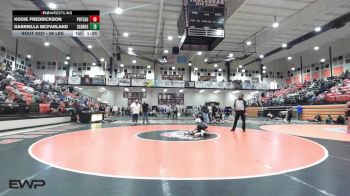 96 lbs Quarterfinal - Kodie Fredrickson, Poteau High School Girls vs Gabriella Mcfarland, Sallisaw Lady Black Diamonds