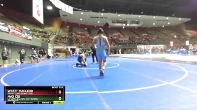 165 lbs Cons. Round 2 - Max Cui, La Costa Canyon High School Wrestling vs Wyatt Macleod, Granite Wrestling Club