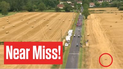 Deer Just Misses Peloton In Stage 11 In Tour