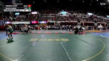 G - 140 lbs Cons. Round 5 - Addison Clixby, Missoula Big Sky / Loyola Sacred Heart Girls vs Bonita Kinzer, Powder River Co. (Broadus) Girls