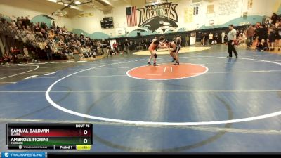 150 lbs Quarterfinal - Samual Baldwin, Blaine vs Ambrose Fiorini, Mariner