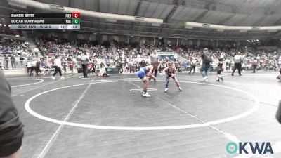 46 lbs Consi Of 16 #2 - Baker Stitt, Piedmont vs Lucas Matthews, Tiger Trained Wrestling