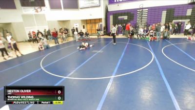 95 lbs Quarterfinal - Heston Oliver, JWC vs Thomas Wilding, Riverton Wolf Pack Wrestling
