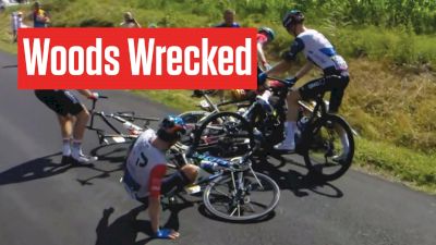 Woods & Ciccone CRASH In Stage 12 Of The Tour