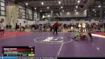 120 lbs Round 1 (6 Team) - Bailey Wilman, RAW TALENT vs Coleman Nogle, HEADHUNTERS WRESTLING CLUB