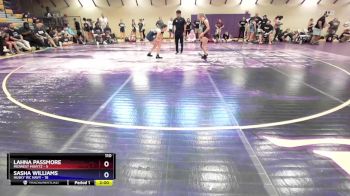 110 lbs Round 3 (10 Team) - Lahna Passmore, Midwest Misfitz vs Sasha Williams, Husky WC Navy