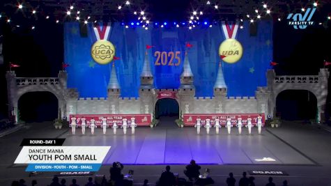 Dance Mania - Youth Pom Small [2025 Youth - Pom - Small Day 1] 2025 UCA & UDA All Star National Championship