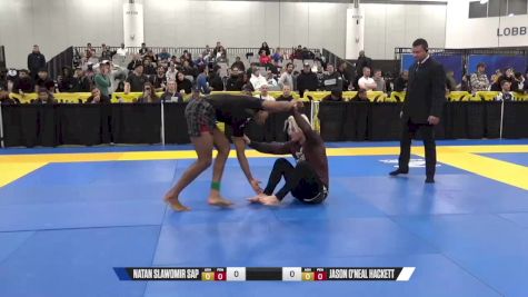 Jason O'neal Hackett vs Natan Slawomir Sap 2024 World IBJJF Jiu-Jitsu No-Gi Championship