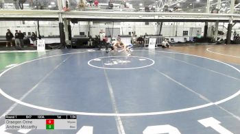 120A lbs Rr Rnd 1 - Draegen Orine, Wyoming Seminary vs Andrew Mccarthy, Blackstone