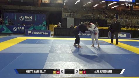Aline Alves Soares vs Nanette Marie Kelley 2025 Pan Jiu Jitsu IBJJF Championship