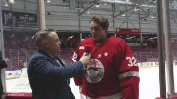Carter George Speaks About Scoring Goalie Goal Against London