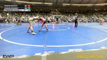 110 lbs Semifinal - Charlee Wolfley, White Buffalo Wrestling Academy vs Chanlee Mckinney, Woodland Wrestling Club