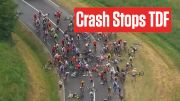 Race Stopped After HUGE CRASH In Stage 14 At Tour de France 2023