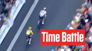 Jonas Vingegaard & Tadej Pogacar BATTLE For Precious Seconds To End Stage 14 At Tour de France 2023