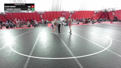 16U Boys - 126 lbs Champ. Round 1 - Broc Suchocki, Merrill High School Wrestling vs John Paul Simpson, Wisconsin
