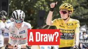 Jonas Vingegaard And Tadej Pogacar Draw In 2023 Tour de France Alps