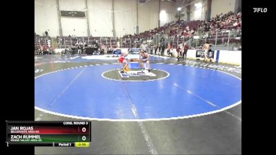 138 lbs Cons. Round 3 - Jan Rojas, Bellefonte Area Hs vs Zach Rummel, Penns Valley Area Hs