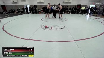 285 lbs Quarterfinal - Levi Conley, Christopher vs Troy Ceja, John H Pitman