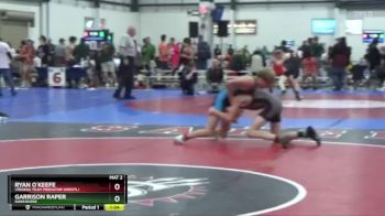 106 lbs Cons. Round 5 - Ryan O`Keefe, Virginia Team Predator Wrestli vs Garrison Raper, Darkhorse