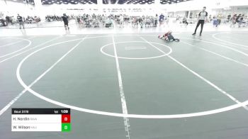 62 lbs Rr Rnd 3 - Hutch Nordin, Ravage WC vs Weston Wilson, Kalispell WC