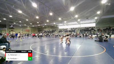 150 lbs Cons. Round 2 - Konnor Fordyce, Kuna Klub vs Kellen Peterson, True Grit Wrestling