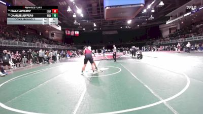 215 lbs Cons. Round 3 - Isaac Alvarez, East Union vs Charlie Jeffers, Rio Vista