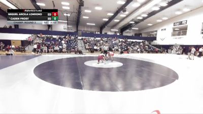 149 lbs Champ. Round 2 - Caden Frost, Arcadia vs Miguel Arcila Londono, Bridgewater State