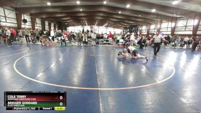 125 lbs Cons. Round 1 - Cole Terry, Northside Wrestling Club vs Bridger Goddard, Elite Wrestling