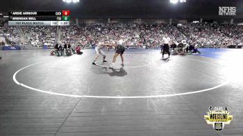 B4A-157 lbs 1st Place Match - Ardie Armour, Cache vs Brendan Bell, Ft. Gibson