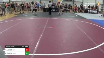 120 lbs Quarterfinal - Tayshawn Luckett, Iowa Hammers vs Eddie Fischer, Somerset Academy