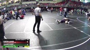 100 lbs Cons. Round 2 - Carter Magee, Louisville Wrestling Club vs Tucker Huset, Gretna Youth Wrestling