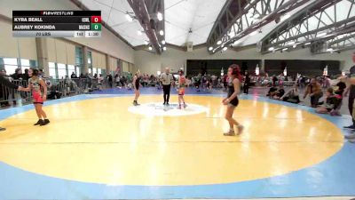 75 lbs Rr Rnd 5 - Kyra Beall, ICWL Bruisers Girls vs Aubrey Kokinda, Lady Assassins