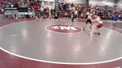 104-112 lbs Round 4 - Blake Folger, Wellington vs Landon Langer, Cheyenne East