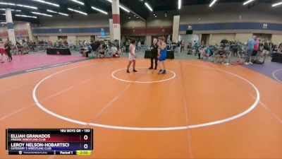 150 lbs Cons. Round 2 - Elijah Granados, Finesse Wrestling Club vs Leroy Nelson-Hobartsch, Category 5 Wrestling Club