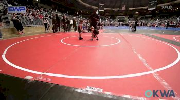 43 lbs Consi Of 4 - Eagan Luxton, Bartlesville Wrestling Club vs Cayden Robertson, Wagoner Takedown Club