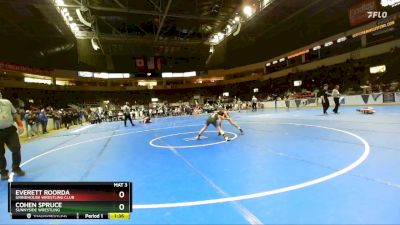 98 lbs Semifinal - Everett Roorda, Grindhouse Wrestling Club vs Cohen Spruce, Sunnyside Wrestling