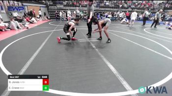 110 lbs Consolation - Braxton Jones, Husky Wrestling Club vs Elijah Crane, Midwest City Bombers