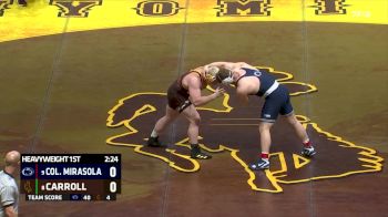 285 lbs Christian Carroll, Wyoming vs Cole Mirasola, Penn State