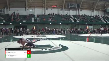 141 lbs Cons. Round 4 - Patrick Nolan, Michigan vs Caleb Brooks, Northern Illinois University