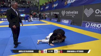Jenni Maria A. Pettersen vs Angela Lee Blackburn 2025 European Jiu-Jitsu IBJJF Championship