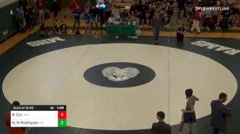 106 lbs Consolation - Ben Cyr, Hingham vs Nicholas Bina-Rodriguez, Quincy