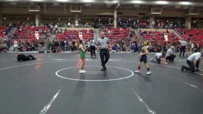 70 lbs Cons. Round 3 - Nathan Maley, Hutchinson vs Brinlie Headings, Derby Wrestling Club