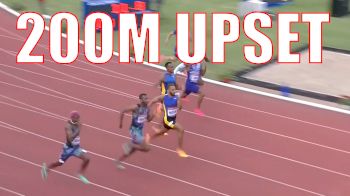 Alexander Ogando Upsets Erriyon Knighton In 200m