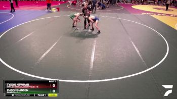 135 lbs Semis (4 Team) - Mason Hansen, Paynesville vs Tyson Newman, STMA (St. Michael/Albertville)