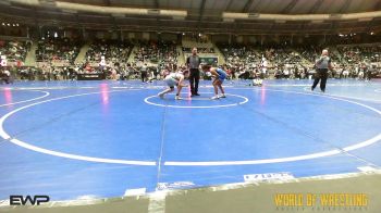 110 lbs Consi Of 8 #1 - Jordan Dunigan, Outlaw Wrestling Club vs Virginia Fraser, Roundtree Wrestling Academy