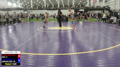 130 lbs KaDee Murdock, Utah vs Kaiya Maggini, California Gold