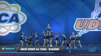 Cheer Energy All Stars - Blackout [2020 L4 Senior - Small - D2 Day 2] 2020 UCA Smoky Mountain Championship