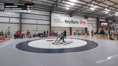 57 kg Cons. Round 3 - Drew Hansen, Michigan Wrestling Club vs Joshua Jasionowicz, Pennsylvania