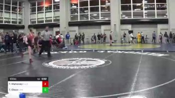 106 lbs Consi Of 16 #2 - Tucker Mahoney, Castle View vs Troy Olson, Lehi